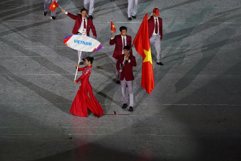 Đoàn Thể thao Việt Nam đặt mục tiêu giành khoảng 89 - 120 HCV tại SEA Games 32 (ảnh BTC SEA Games)