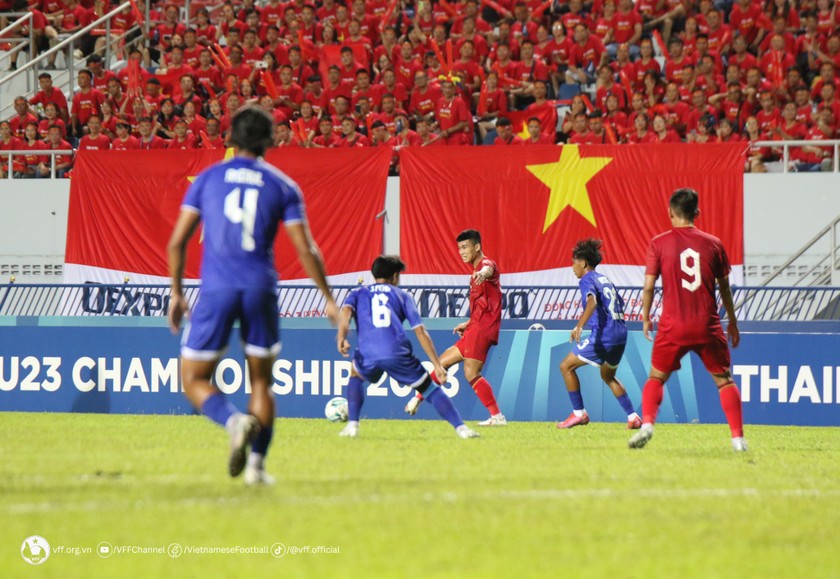 U23 Việt Nam đã có vé vào bán kết U23 Đông Nam Á, ảnh VFF