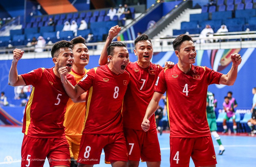 Futsal Việt Nam hội quân trở lại tranh tài tại giải futsal Châu Á. (Ảnh VFF)