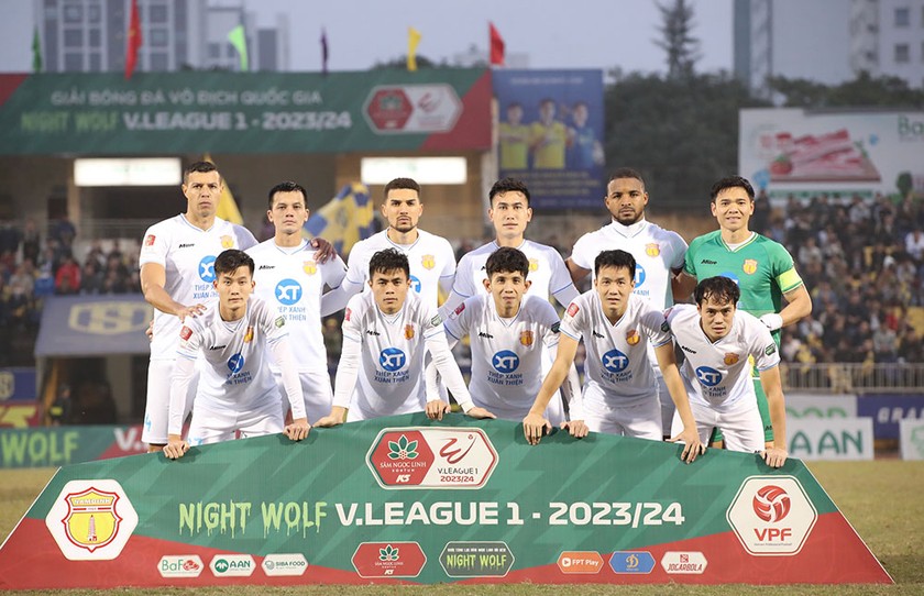 Thép Xanh Nam Định vô địch lượt đi V.League 23/2024, ảnh VPF