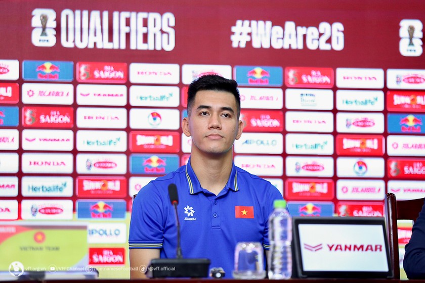 Tiến Linh tin tưởng đội tuyển sẽ có 3 điểm trước Indonesia, ảnh VFF