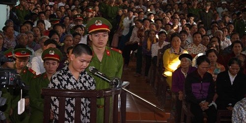 Trịnh Quang Duy tại tòa.