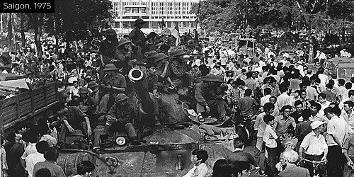 Quân giải phóng tiến vào giải phóng Sài Gòn