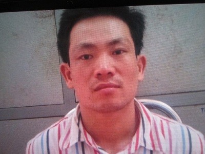 Nguyễn Quang Hưng khi bị bắt