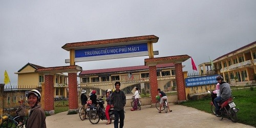 Trường Tiểu học Phú Mậu, một trong những công trình do Ban Đầu tư  xây dựng huyện Phú Vang làm chủ đầu tư.