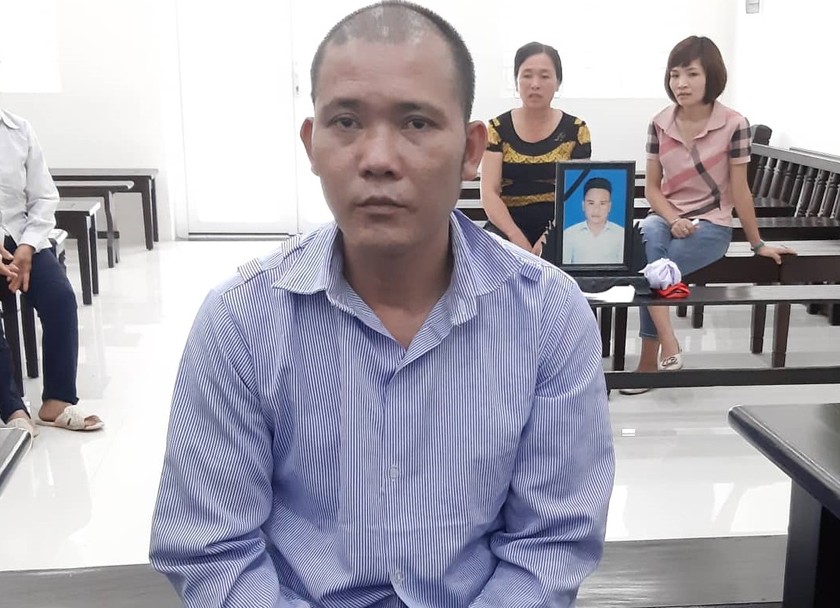 Bị cáo Đàm Quang Thái tại tòa.
