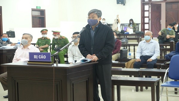 Ông Nguyễn Bắc Son tại phiên tòa.