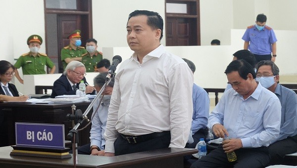 Bị cáo Phan Văn Anh Vũ tại tòa