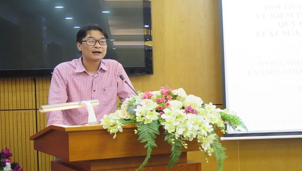 Ông Hoàng Xuân Hoan, Phó Cục trưởng Cục kiểm tra văn bản QPPL.