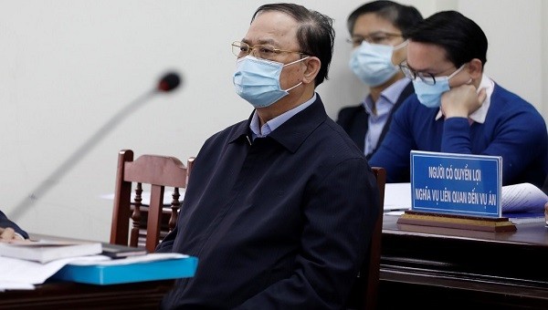 Cựu thứ trưởng Bộ Quốc phòng Nguyễn Văn Hiến tại tòa.