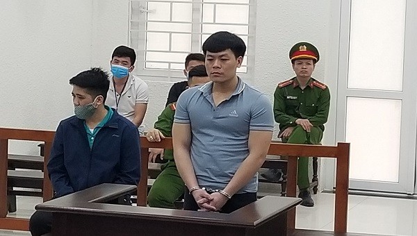 Bị cáo Phong tại tòa.
