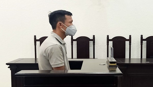 Bị cáo Quang tại tòa.