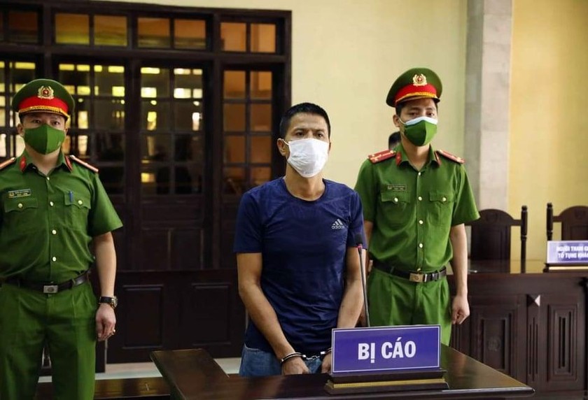 Bị cáo Trần Văn Thịnh tại tòa.