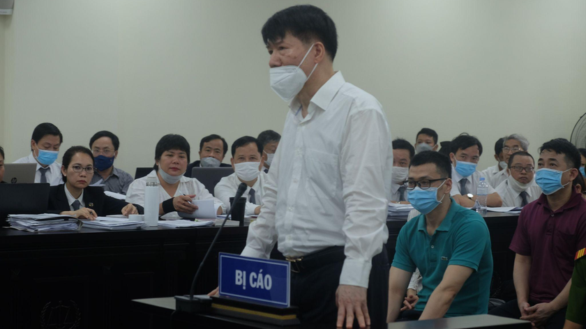Bị cáo Trương Quốc Cường tại tòa.