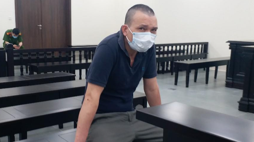 Bị cáo Đặng Phạm Sáu tại tòa.