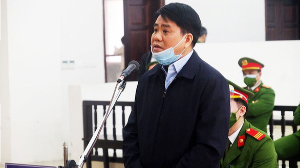 Ông Nguyễn Đức Chung tại tòa.