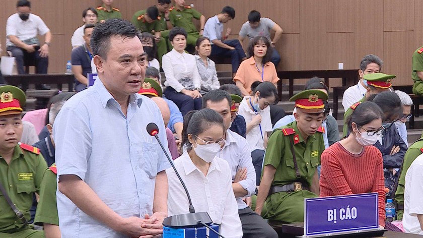 Bị cáo Nguyễn Anh Tuấn tại tòa.