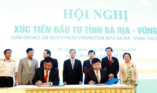 Tại Hội nghị xúc tiến đầu tư, tỉnh Bà Rịa – Vũng Tàu đã ký kết biên bản ghi nhớ với 4 nhà đầu tư, tổng vốn đăng ký đến năm 2020 khoảng trên 50 ngàn tỷ đồng. 