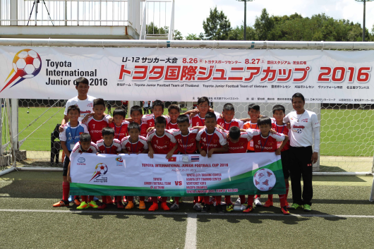 Đội bóng Toyoya Việt Nam thi đấu tại Nhật Bản