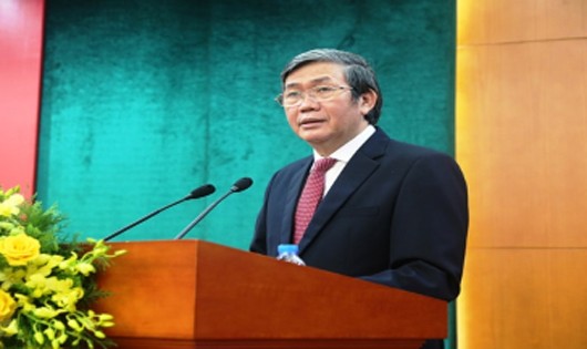Đồng chí Đinh Thế Huynh, Ủy viên Bộ chính trị, Thường trực Ban Bí thư phát biểu chỉ đạo