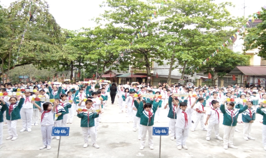 Khởi động cuộc thi "ý tưởng trẻ thơ" tại Trường Tiểu học Nguyễn Trãi, TP Hà Giang