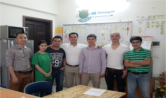 Các thành viên Dichung- 1 trong 5 dự án khởi nghiệp du lịch của Việt Nam vào vòng chung kết