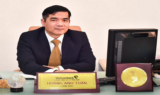 ông Hoàng Anh Tuấn –Giám đốc Trung tâm xử lý tiền mặt của Vietcombank
