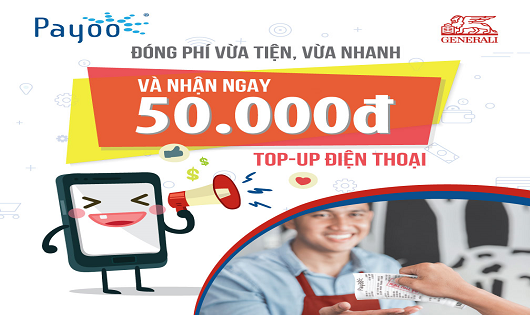 Generali Việt Nam mang đến nhiều ưu đãi hơn cho khách hàng đóng phí qua Payoo