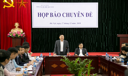 Ông Lê Văn Thời – Phó Tổng cục trưởng Tổng cục DTNN chủ trì cuộc họp báo