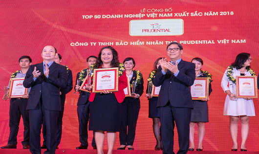 Prudential Việt Nam được vinh danh là DN Bảo hiểm nhân thọ xuất sắc nhất Việt Nam