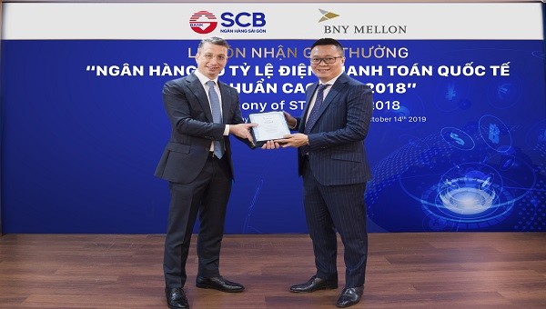 SCB nhận giải thưởng thanh toán quốc tế
