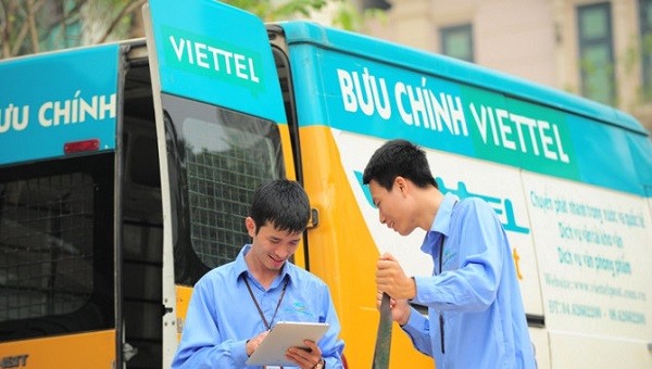 Công ty CP Bưu chính Viettel, DN đứng đầu Top 10 nhóm ngành giao nhận, kho bãi và chuyển phát.