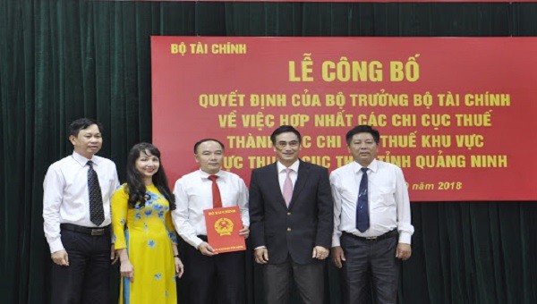 Quảng Ninh là tỉnh đầu tiên hợp nhất các Chi cục Thuế cấp huyện