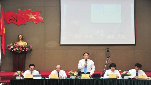 Ông Mai Sơn - Cục trưởng Cục Thuế TP Hà Nội bày tỏ mong muốn nhận được những ý kiến, đóng góp của các DN