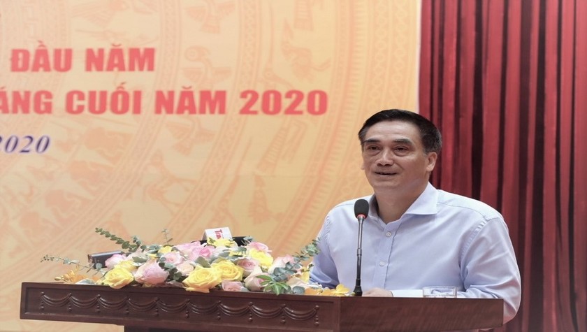 Thứ trưởng Bộ Tài chính Trần Xuân Hà phát biểu tại Hội nghị.