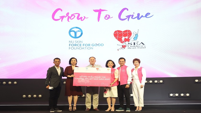 Nu Skin Việt Nam tiếp tục tài trợ 4,6 tỷ đồng cho chương trình “Nhịp tim cho em”