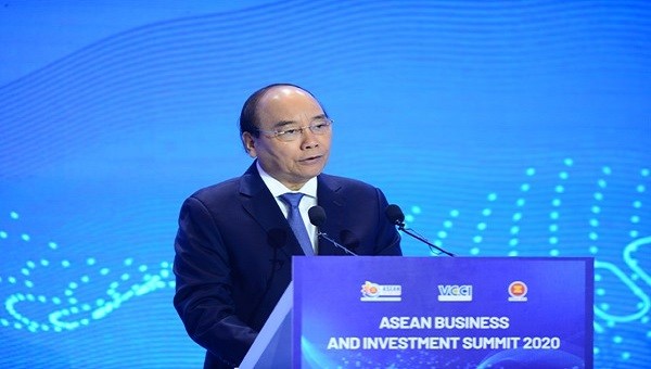 Thủ tướng Nguyễn Xuân Phúc phát biểu tại ASEAN BIS 2020.