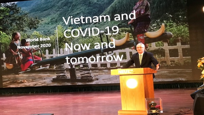 TS. Jacques Morisset - Chuyên gia Kinh tế trưởng WB tại Việt Nam phát biểu tại Hội thảo.