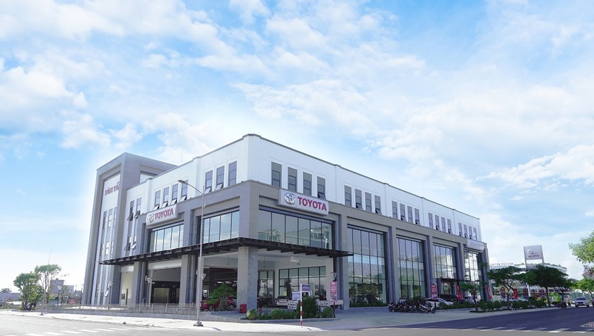 Toyota Dũng Tiến Phú Yên được xây dựng trên diện tích hơn 12.400  m2.