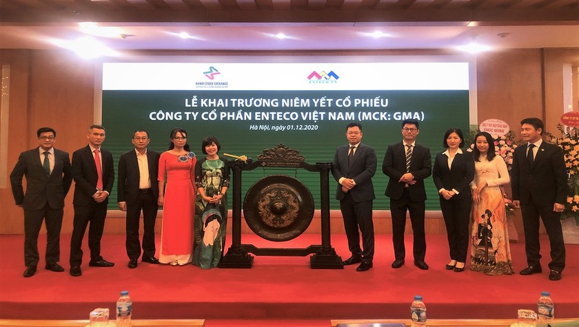 6 triệu cố phiếu CTCP Enteco Việt Nam chính thức được niêm yết trên HNX.