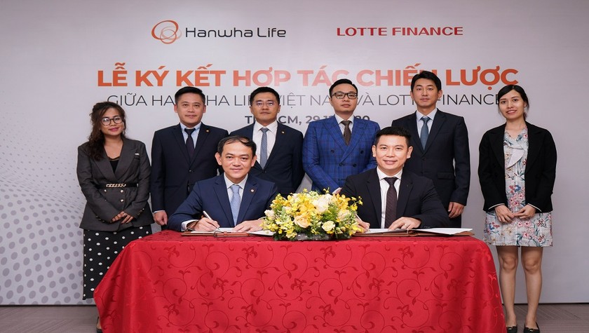 Hanwha Life Việt Nam ký kết với LOTTE Finance
