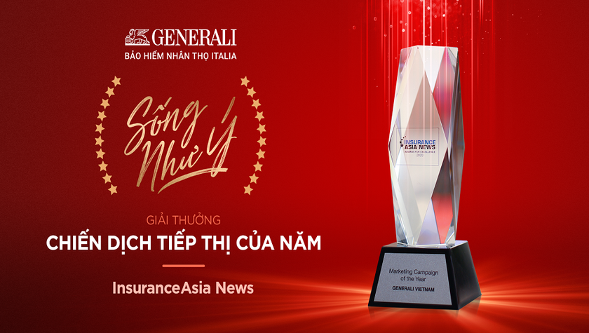 Với thông điệp tích cực và cách chuyển tải sáng tạo, “Sống Như Ý” của Generali đã đoạt giải “Chiến dịch Tiếp thị của Năm” do InsuranceAsia News trao tặng.