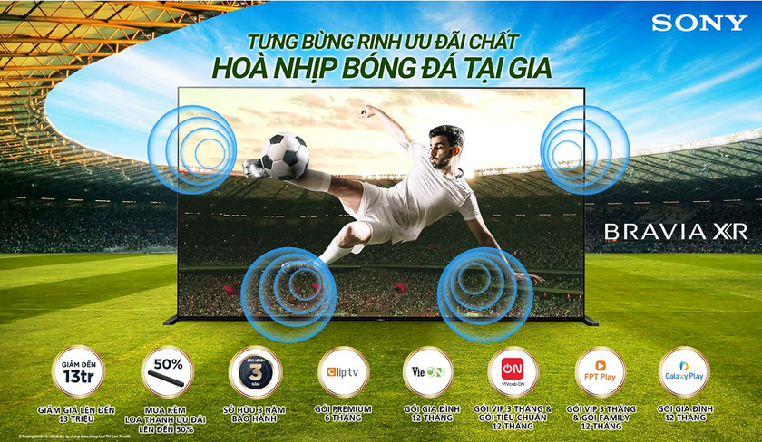Sony Việt Nam khuyến mãi hấp dẫn chào đón Giải vô địch bóng đá Châu Âu 2021