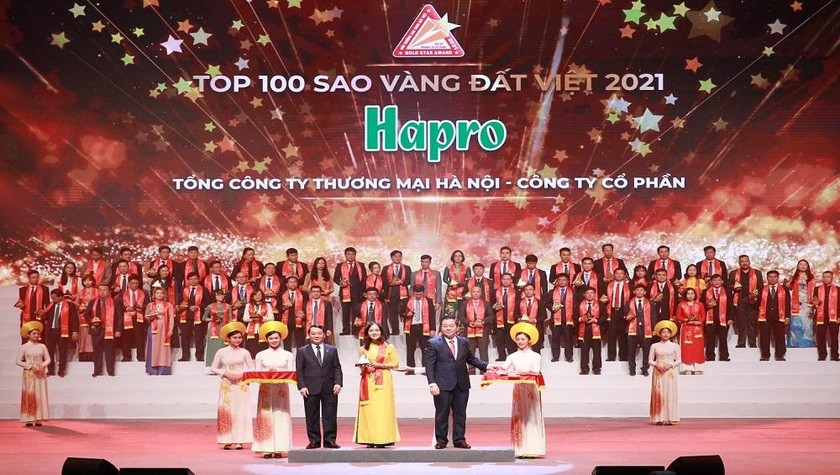Hapro vinh dự lần thứ 8 liên tiếp đạt giải thưởng Sao Vàng Đất Việt 2021 