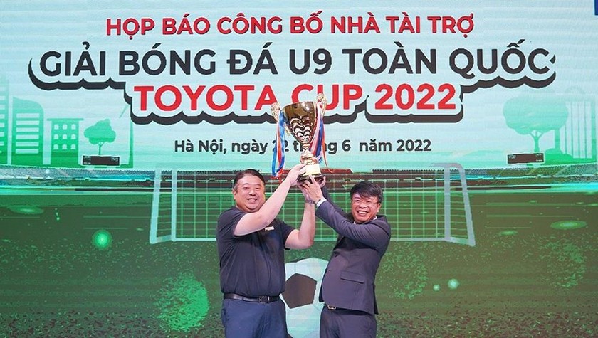 Đây là lần thứ hai Toyota Việt Nam tiếp tục đồng hành với vai trò là Nhà tài trợ chính của Giải bóng đá U9 toàn quốc Toyota Cup 2022.