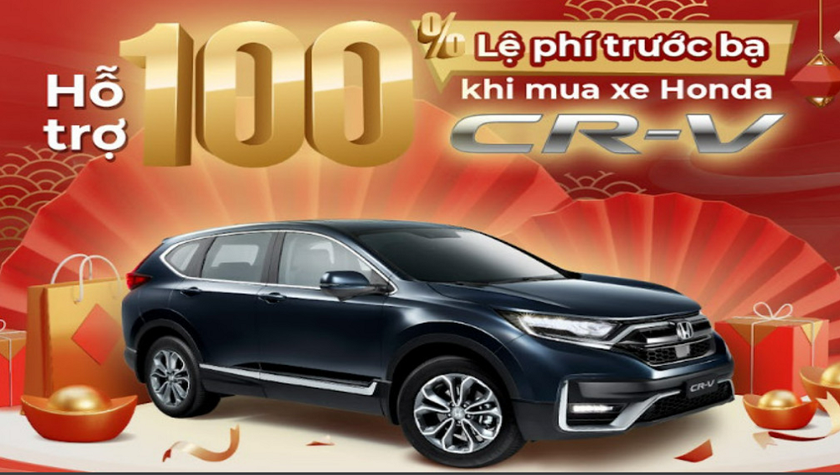Honda Việt Nam ưu đãi 100% lệ phí trước bạ cho khách mua CR-V và công bố giá bán Civic Type R thế hệ thứ sáu
