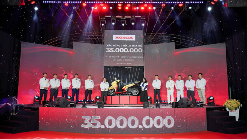 Honda Việt Nam cán mốc 35 triệu xe máy