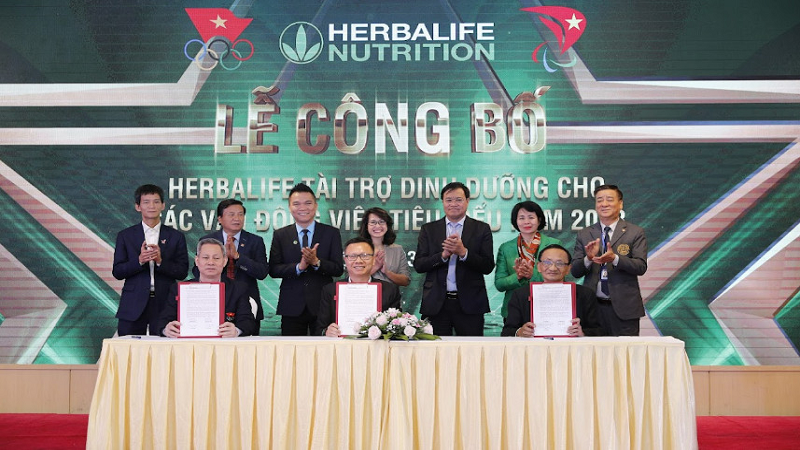 Herbalife Việt Nam tài trợ sản phẩm dinh dưỡng cho các Vận động viên Việt Nam trong năm 2023