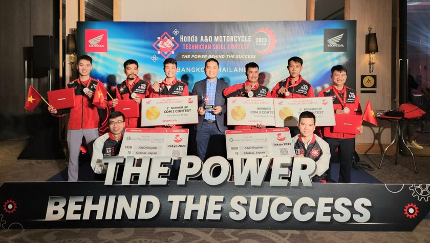 Honda Việt Nam 'thắng lớn' tại Hội thi Kỹ thuật viên xuất sắc Châu Á - Châu Đại Dương 2023