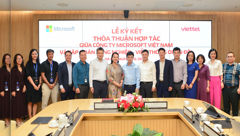 Viettel hợp tác với Microsoft nâng cao năng lực ứng dụng điện toán đám mây và trí tuệ nhân tạo tại Việt Nam